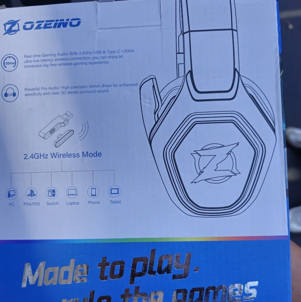 ONIKUMA DW810 Wireless Gaming Headset - New